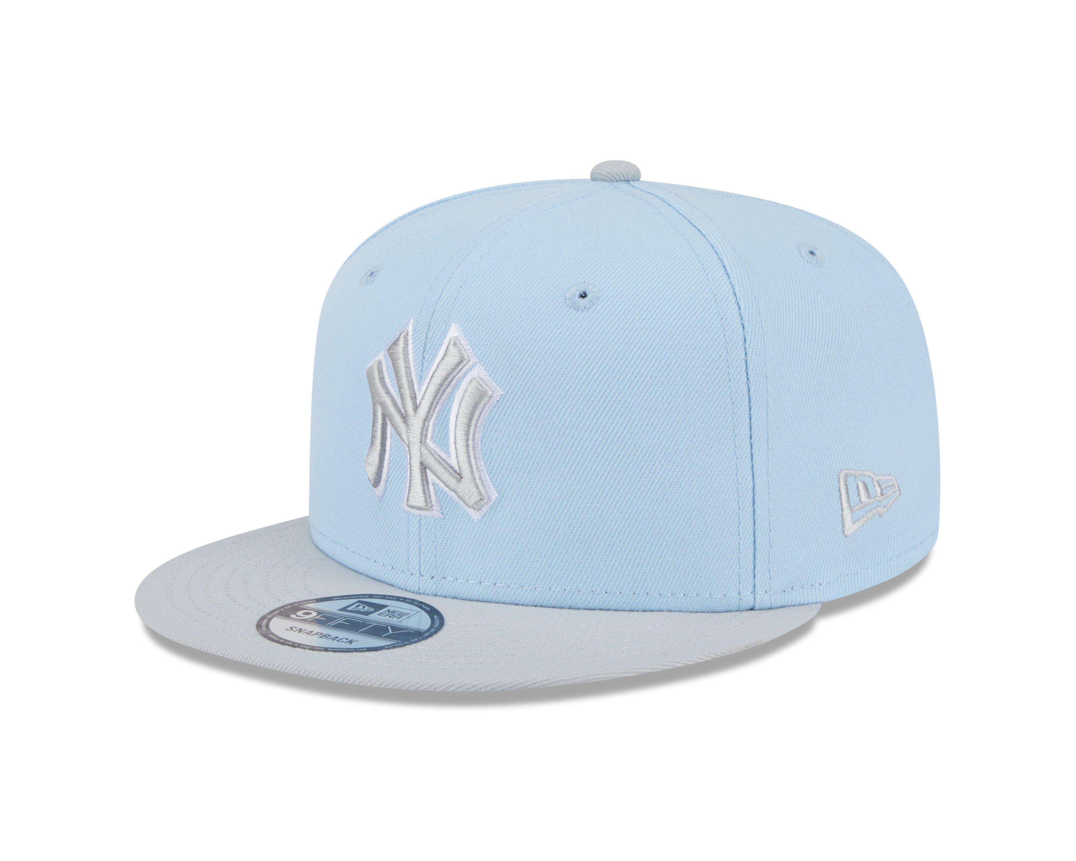 New Era New York Yankees​ 9FIFTY 2-Tone Snapback Hat - Blue/Grey - BLUE